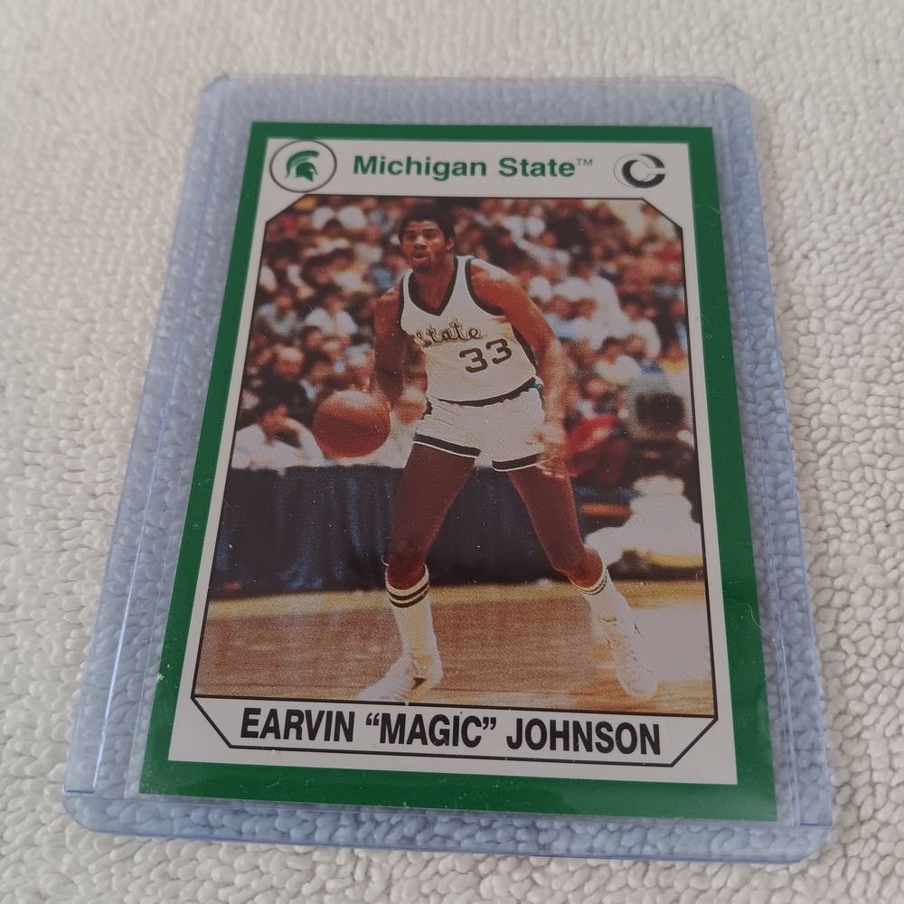 Magic Johnson Michigan State Basketball Card